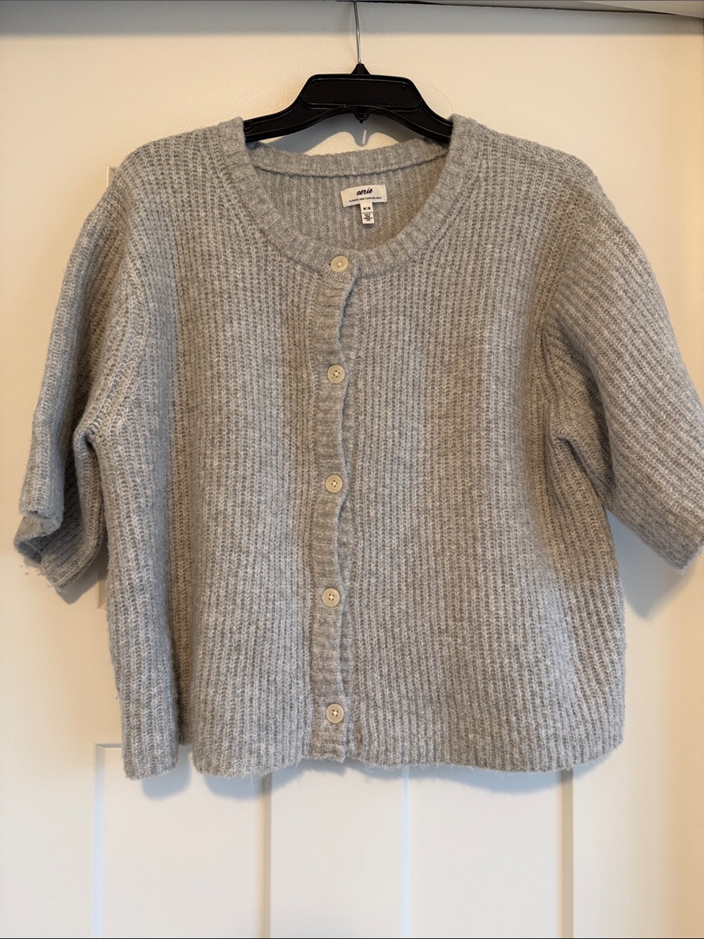 American eagle short sleeve sweater cardigan